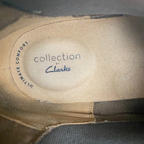 ClarksUltimate Comfort Men's Slip On Brown Leather Chelsea Boots,Size 13 M - Picture 9 of 16